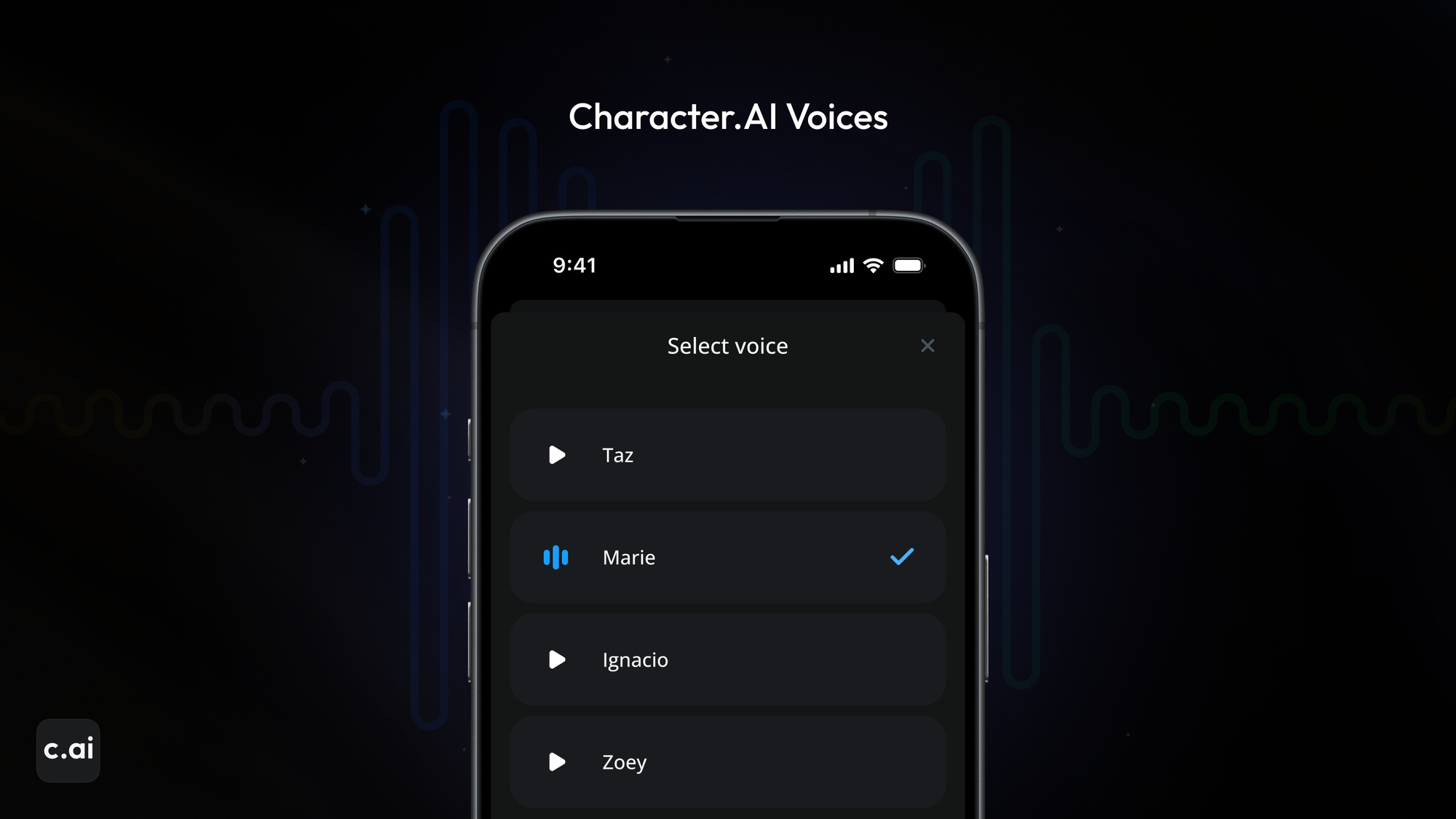 how does character ai voice call work