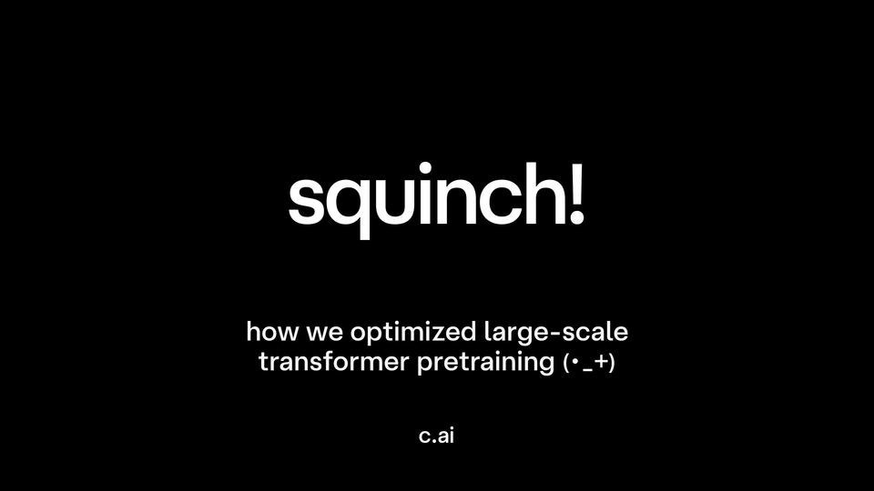 Optimizing Large-Scale Pretraining at Character.ai